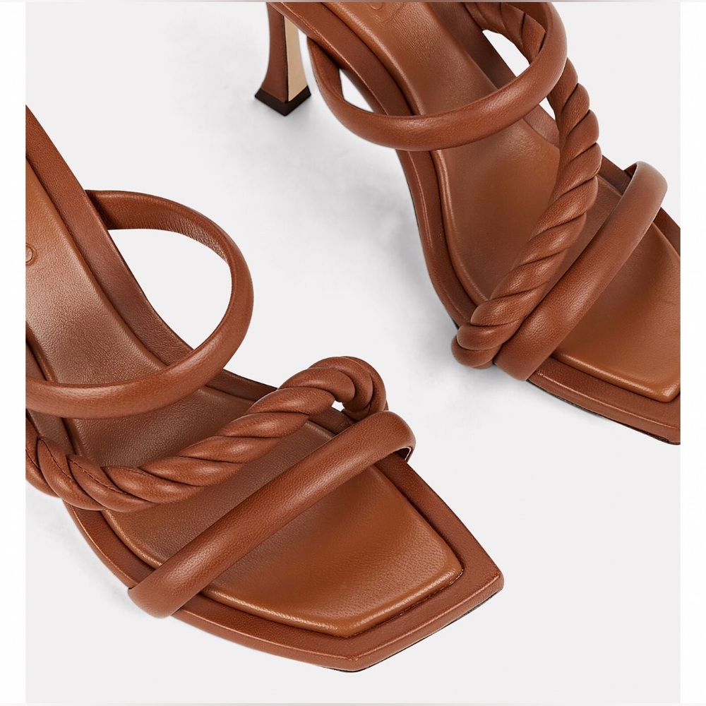 JIMMY CHOO Diosa 90 Leather Mules - Picture 3 of 11